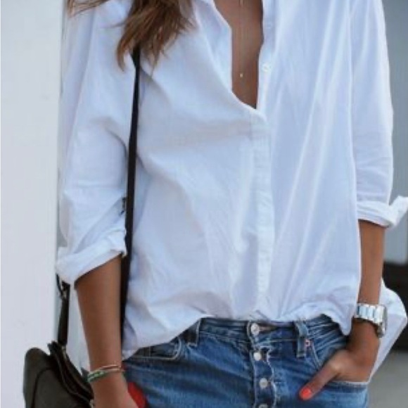 Liz Baker Tops - White Linen woman’s top